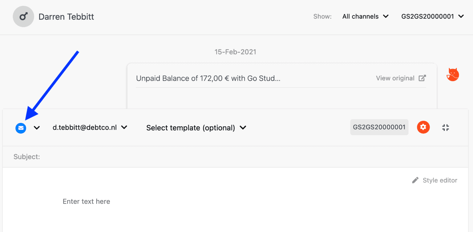 How Can I Send An Email To A Debtor CollectIC