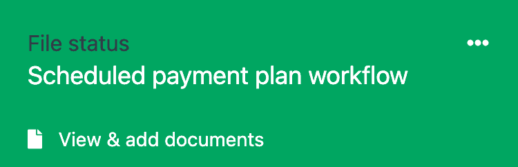 CollectIC Payment Plan Workflow