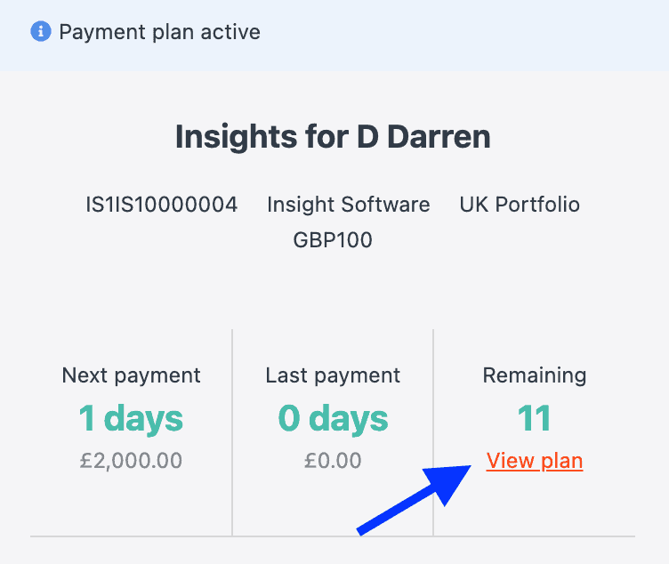 CollectIC Payment plan cancel 1